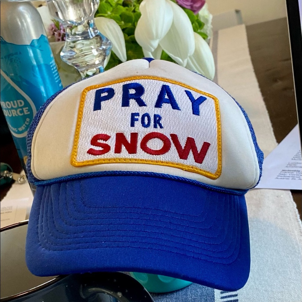 Aviator Nation Pray for Snow vintage trucker hat